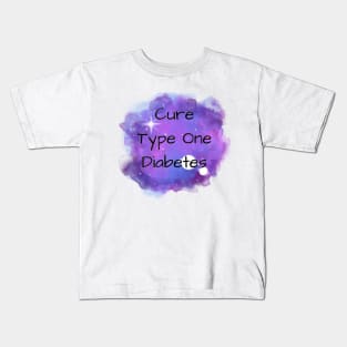 Cure Type One Diabetes Galaxy Kids T-Shirt